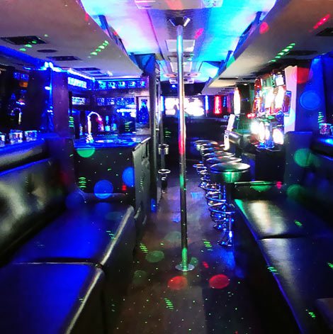 40 passenger party limo bus