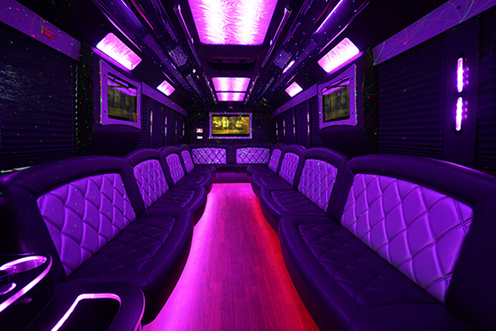 led lights on bus